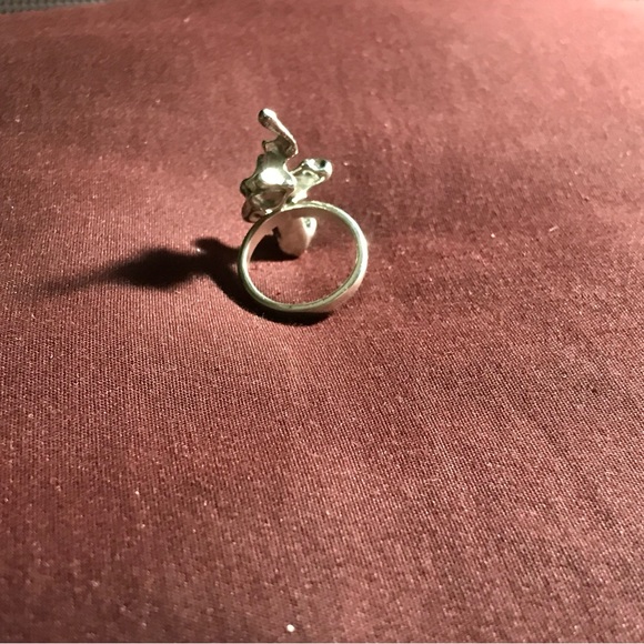 Sterling Silver Free Form Ring Size 5.5 - Picture 6 of 16